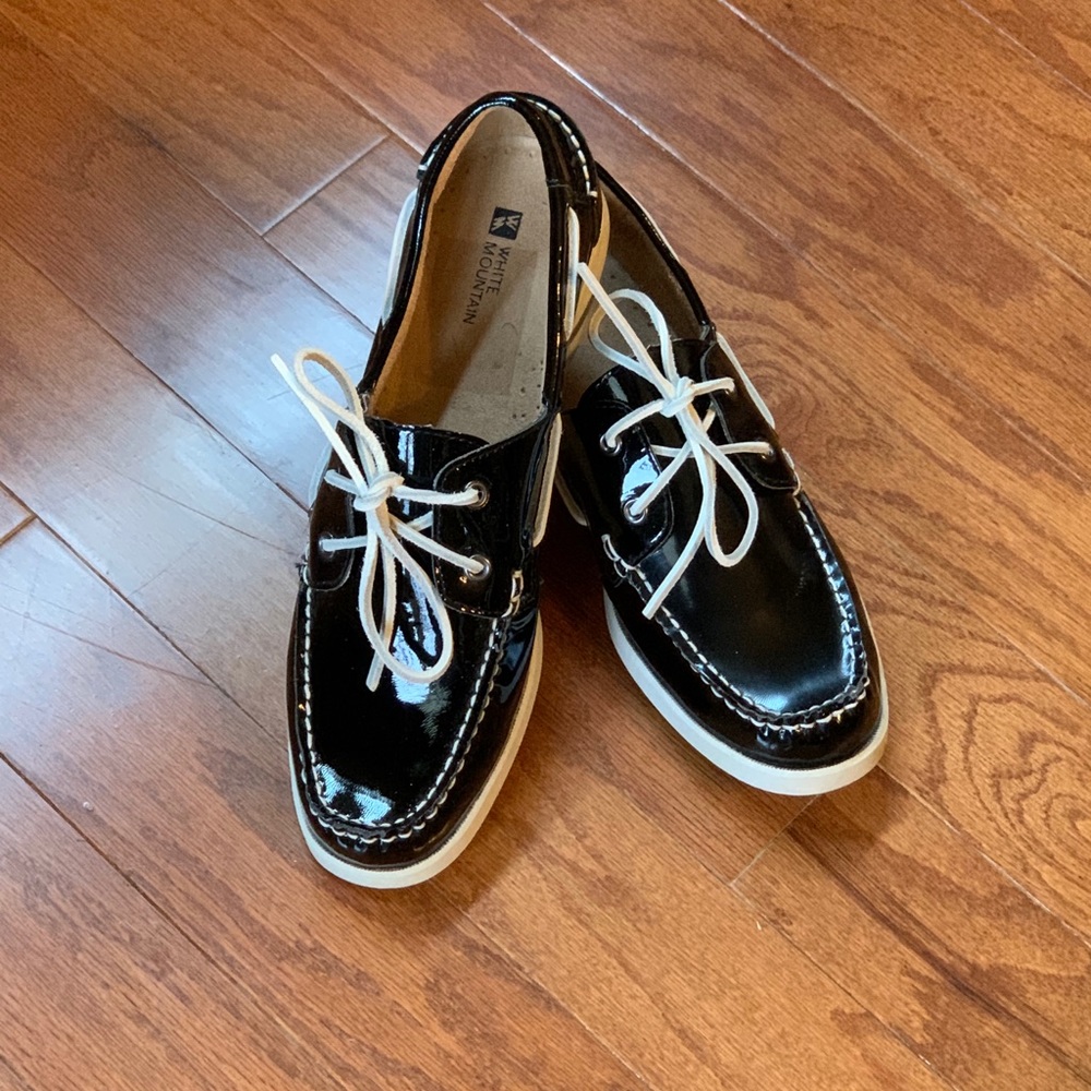 NEW Patent Leather Boat Shoe